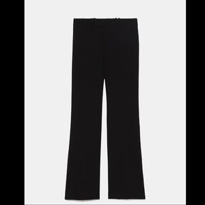 Zara flared trousers black